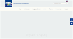 Desktop Screenshot of mail-druck.de