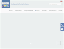 Tablet Screenshot of mail-druck.de